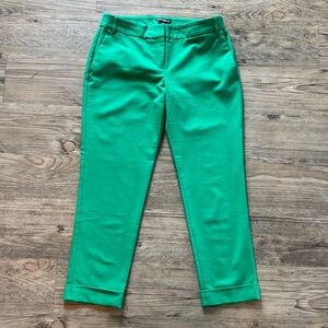Express Green Cropped Pants